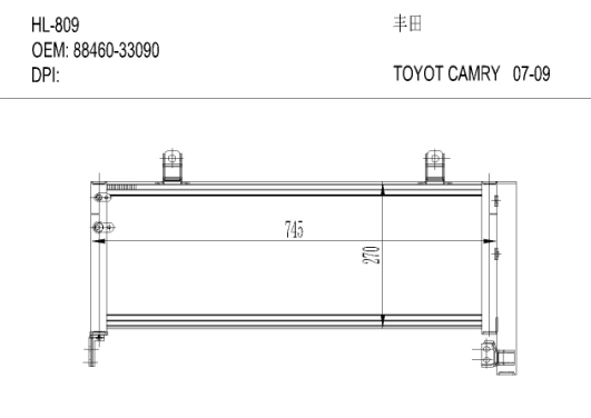 TOYOTAHL-809 TOYOT CAMRY  07-09
