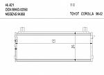 HL-821 COROLLA L4 1.8 98-02