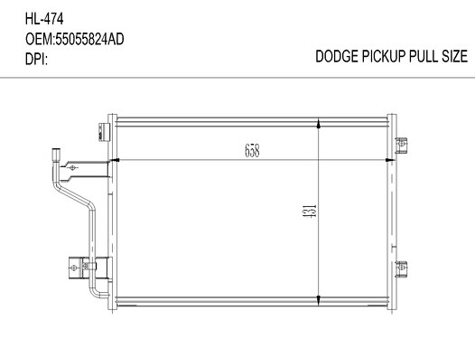 克莱斯勒HL-474 DODGE PICKUP PULL SIZE