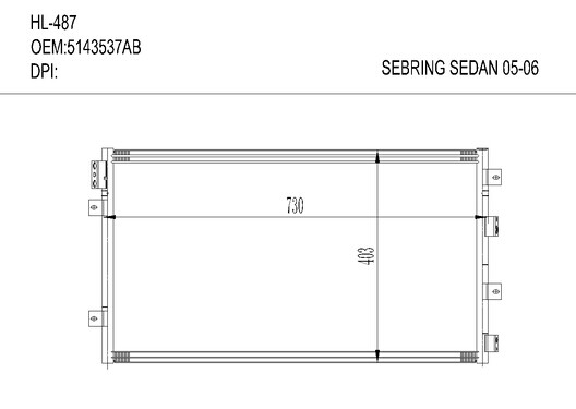 克莱斯勒HL-487 SEBRING SEDAN 05-06