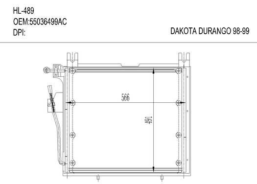 克莱斯勒HL-489 DAKOTA DURANGO 98-99