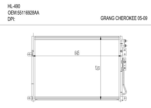 CHRYSLERHL-490 GRANG CHEROKEE 05-09