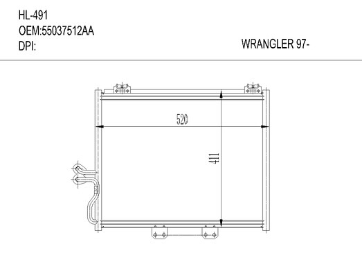 克莱斯勒HL-491 WRANGLER 97-