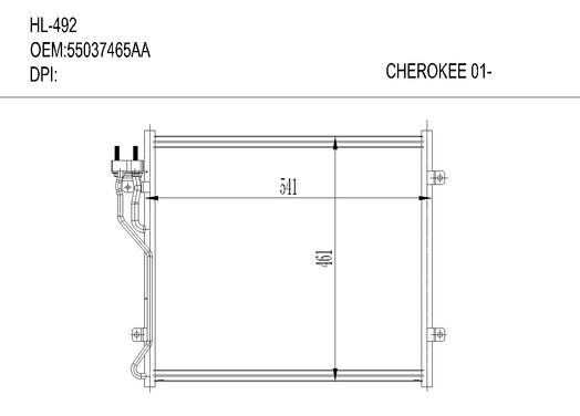 克莱斯勒HL-492 CHEROKEE 01-