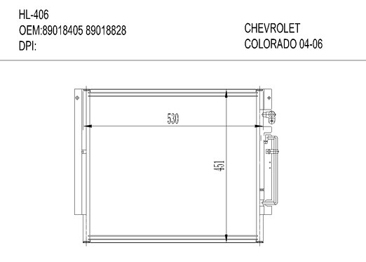 别克雪佛兰HL-406 CHEVROLET COLORADO 04-06