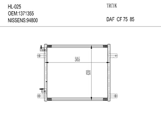 卡车HL-025 DAF CF75/85