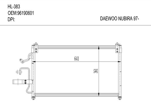 大宇HL-383 DAEWOO  NUBIRA  97-