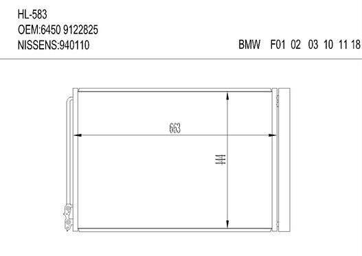 宝马HL-583 BMW F01 02 03 04 F10 F11 F18