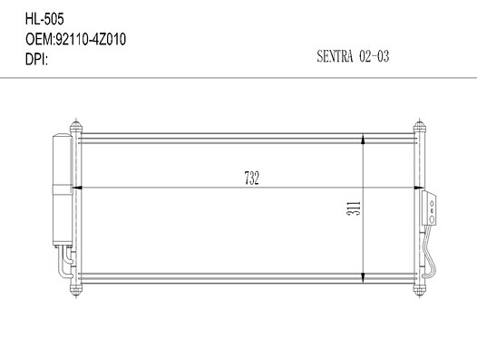 东风日产HL-505 SENTRA 02-03
