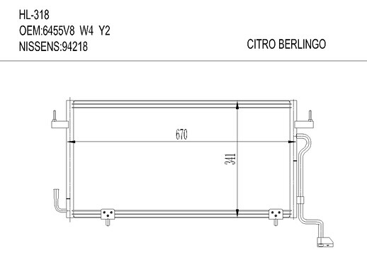 标志雪铁龙HL-318 CITRO  BERLINGO