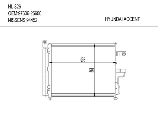 现代HL-326 HYUNDAI  ACCENT