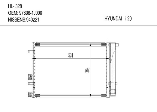 现代HL-328 i20 08-