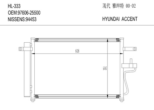 现代HL-333 HYUNDAI ACCENT