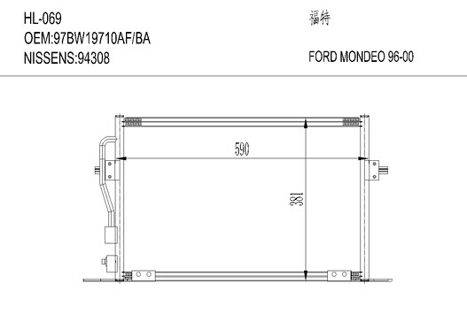 福特HL-069 FORD MONDEO 96-00