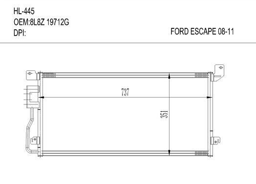 福特HL-445 FORD  ESCAPE  08-11