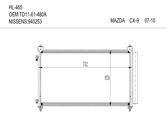 MAZDAHL-465 MAZDA CX9 07-10